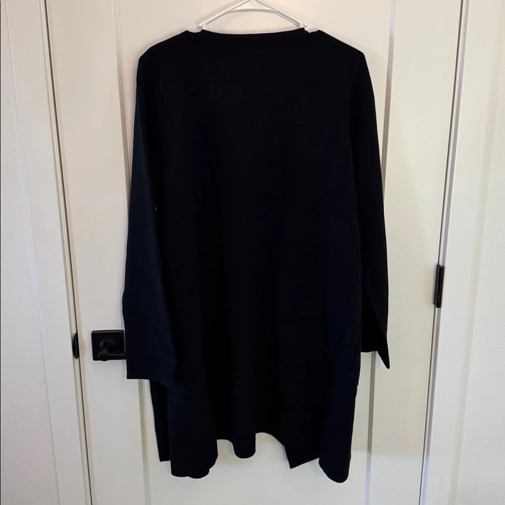 J. Crew Juliette Collarless Sweater Blazer in Black - Picture 9 of 11